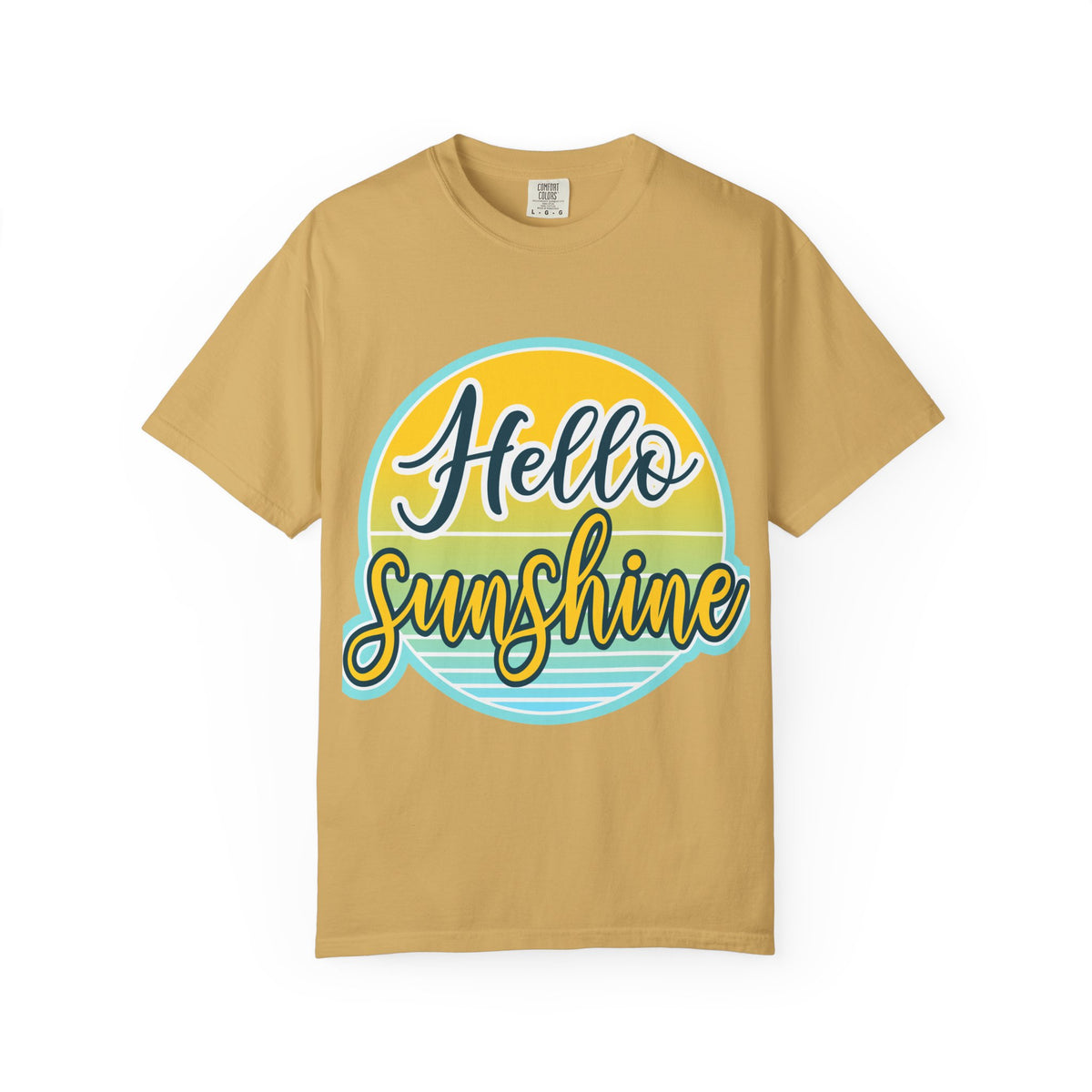 Hello Sunshine T-Shirt — Retro Sun Graphic Tee for Bright, Sunny Vibes
