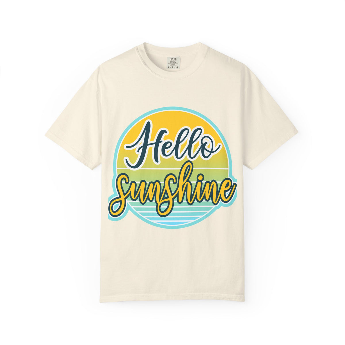 Hello Sunshine T-Shirt — Retro Sun Graphic Tee for Bright, Sunny Vibes