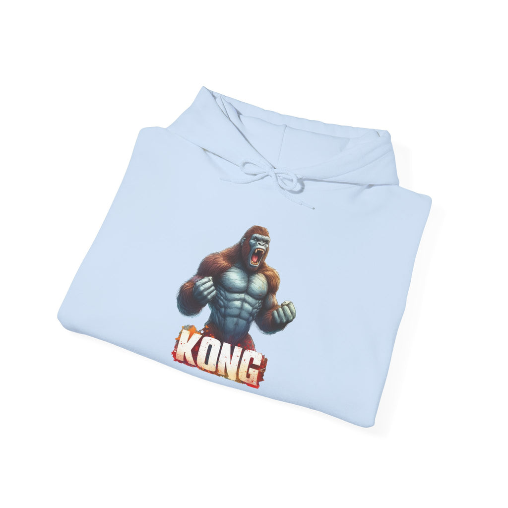 Kong Graphic Hoodie - Retro Video Game Ape Logo Pullover