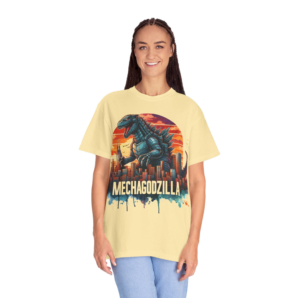 Mechagodzilla Graphic T-Shirt — Retro City Kaiju Tee