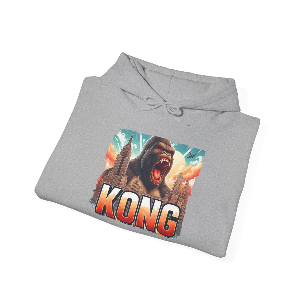 Kong Graphic Hoodie — Retro King of the City Gorilla Sweatshirt