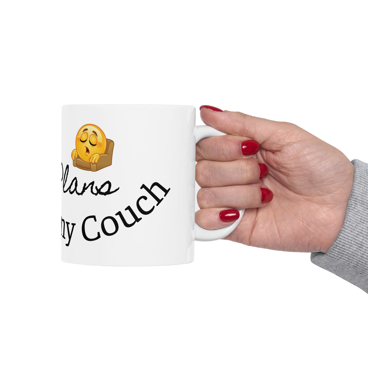 Ceramic Mug - "I Have Plans Wit My Corgi" Cute Dog Emoji Coffee Cup (11oz & 15oz)