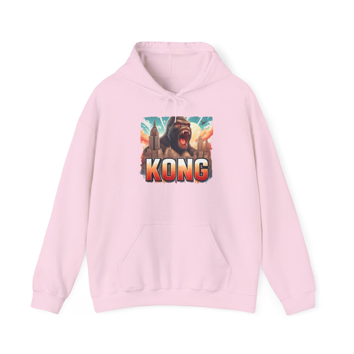Kong Graphic Hoodie — Retro King of the City Gorilla Sweatshirt