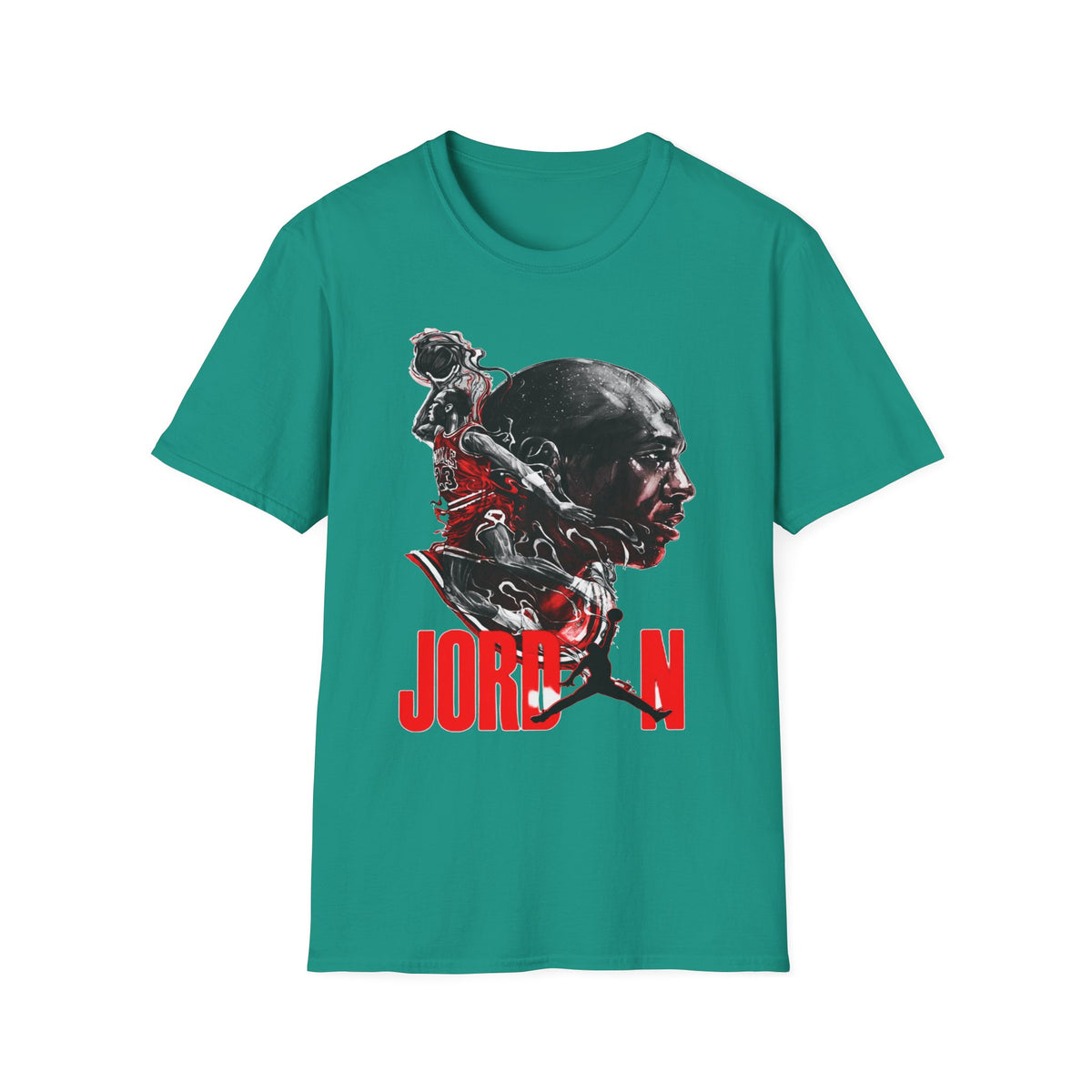 Michael Jordan Graphic T-Shirt - Sporty Style for Basketball Fans
