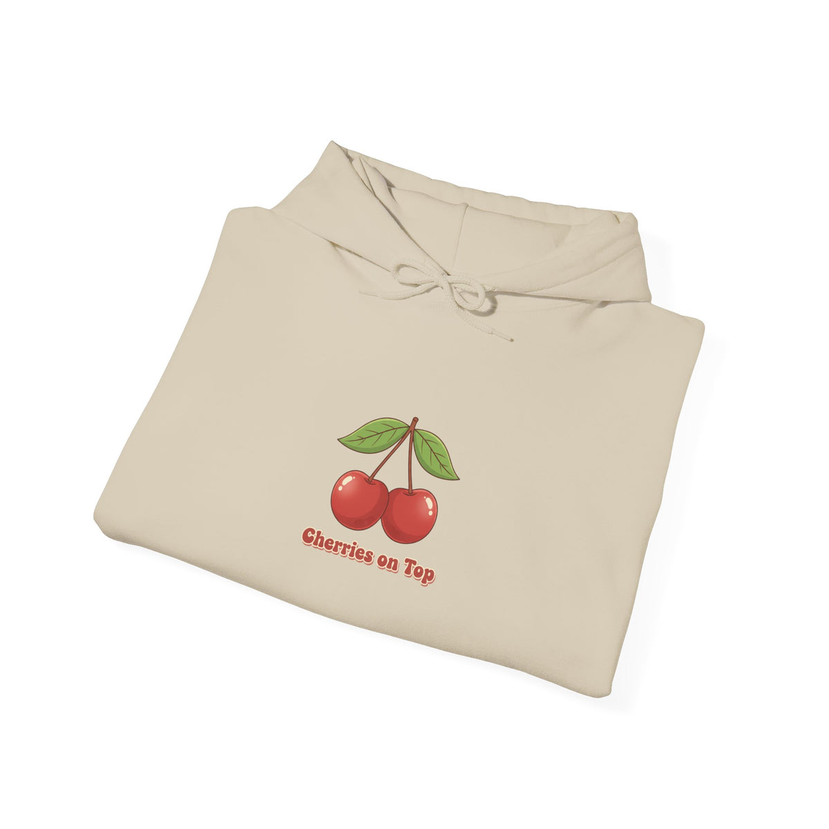 Cherry Graphic Hoodie | vintage cherry design, kawaii fruit print