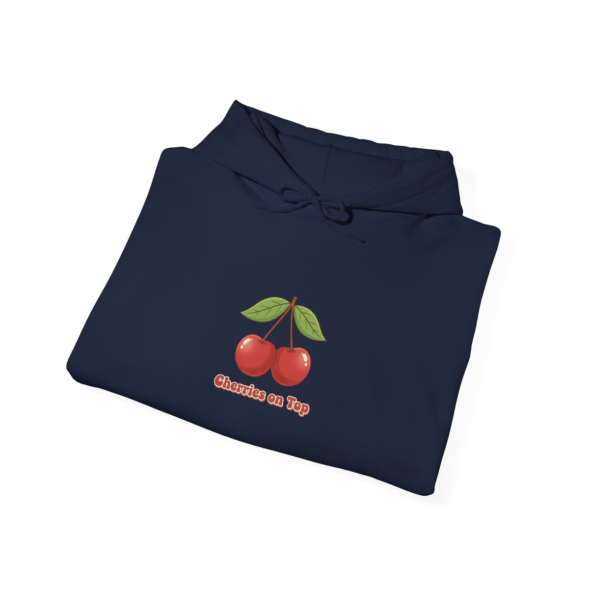 Cherry Graphic Hoodie | vintage cherry design, kawaii fruit print
