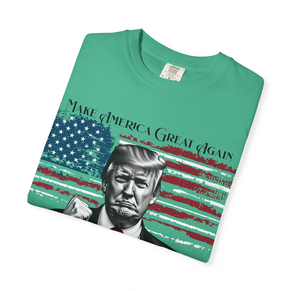 Patriotic 2024 Political Graphic T-Shirt — 'Make America Great Again' Design