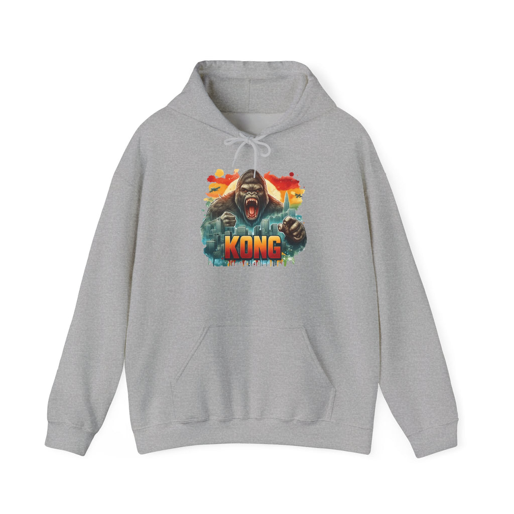 Kong Graphic Hoodie – Retro Sunset Gorilla Design