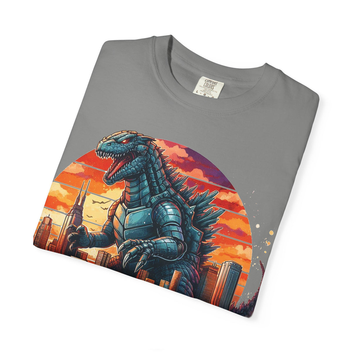 Mechagodzilla Graphic T-Shirt — Retro City Kaiju Tee