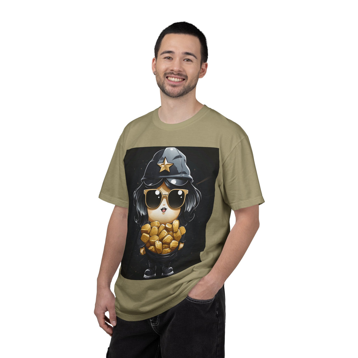 Police Pup T-Shirt — Cute Kawaii Cop Dog in Sunglasses Graphic Tee