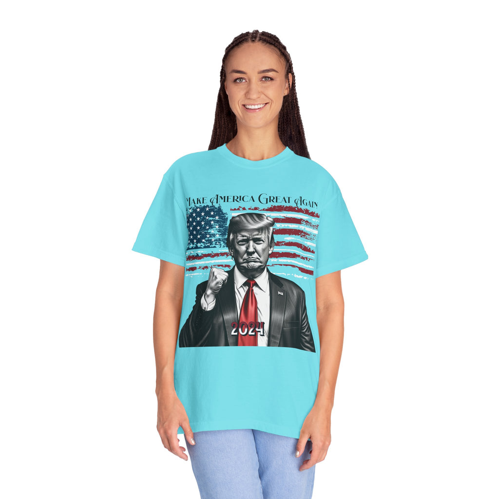 Patriotic 2024 Political Graphic T-Shirt — 'Make America Great Again' Design