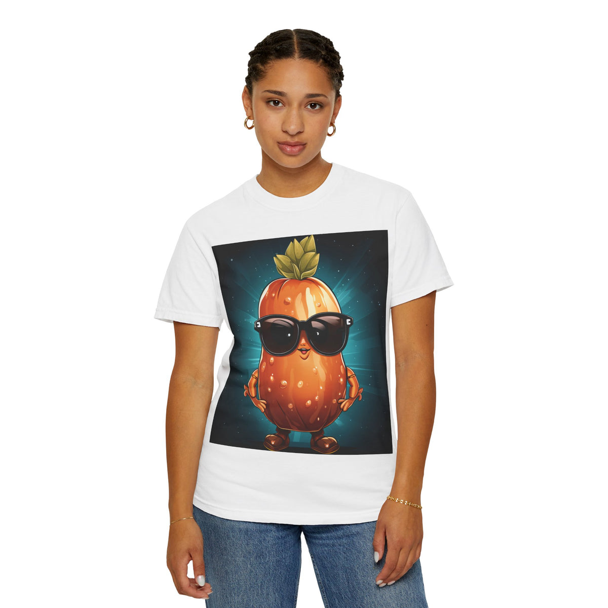 Cool Pineapple T-Shirt — Funny Sunglasses Fruit Graphic Tee