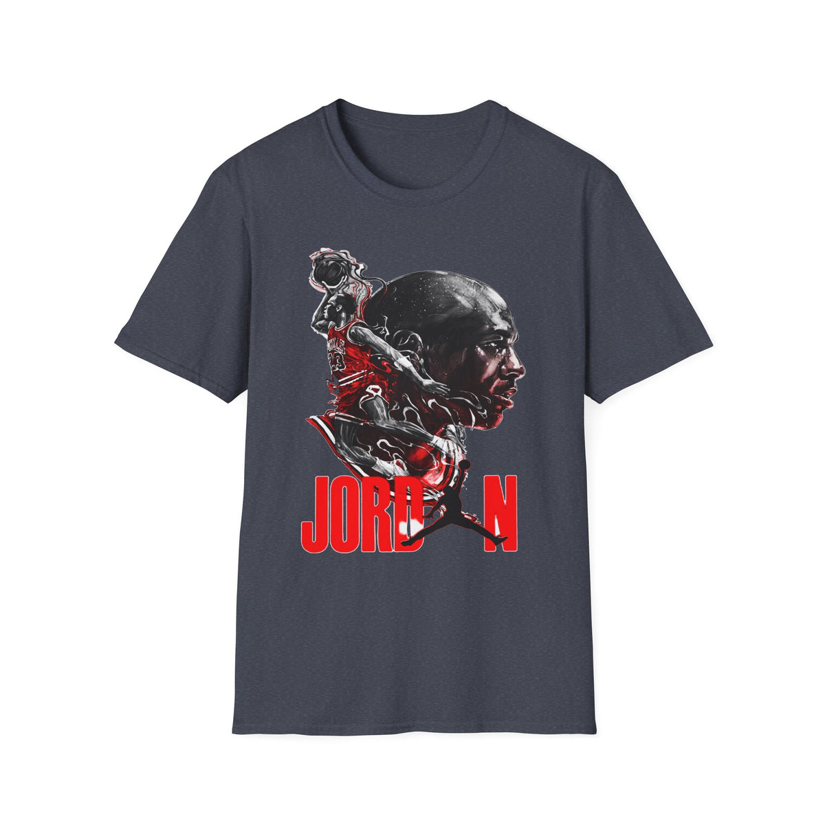 Michael Jordan Graphic T-Shirt - Sporty Style for Basketball Fans