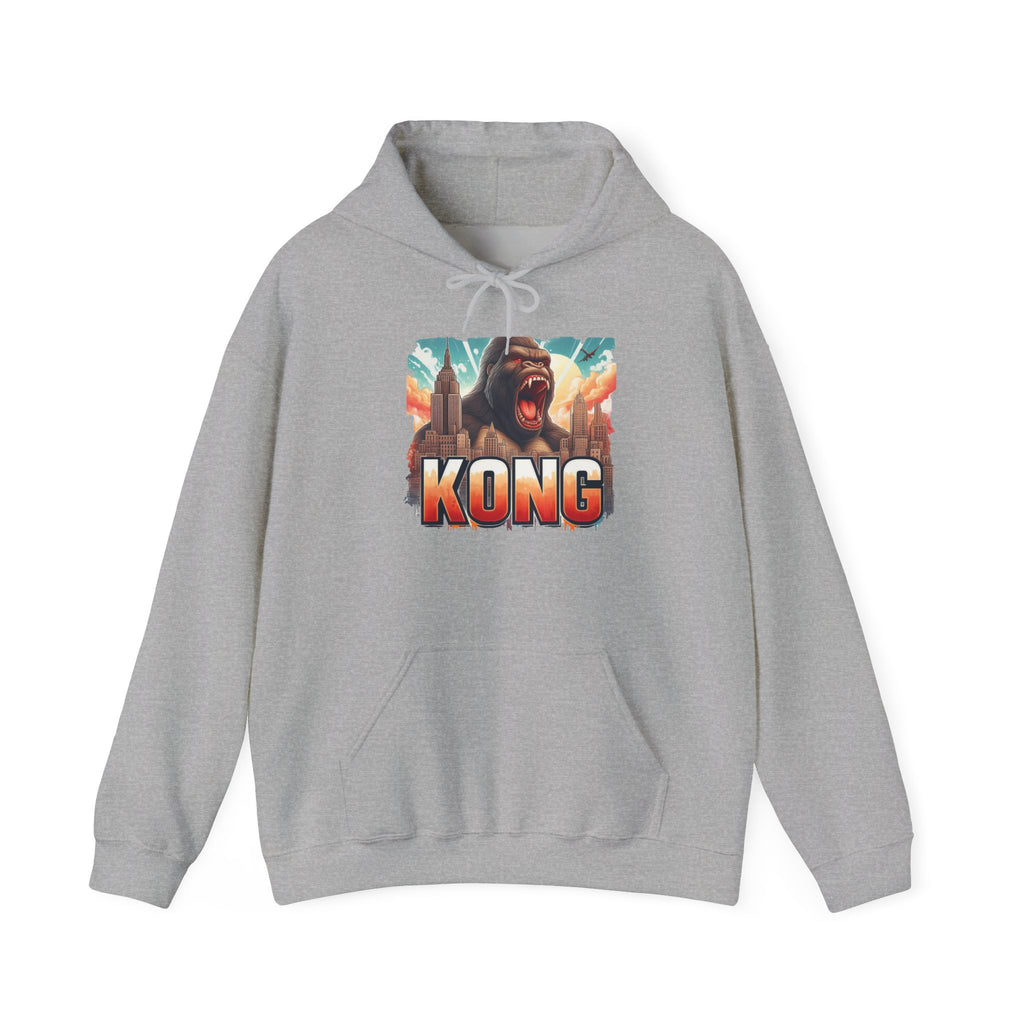 Kong Graphic Hoodie — Retro King of the City Gorilla Sweatshirt