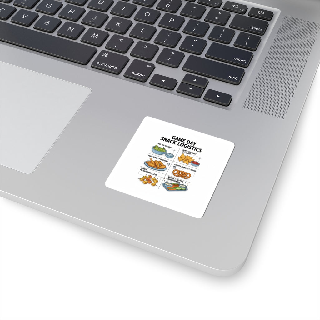 Game Day Snack Logistics Sticker | dip strategist, tailgate blueprint