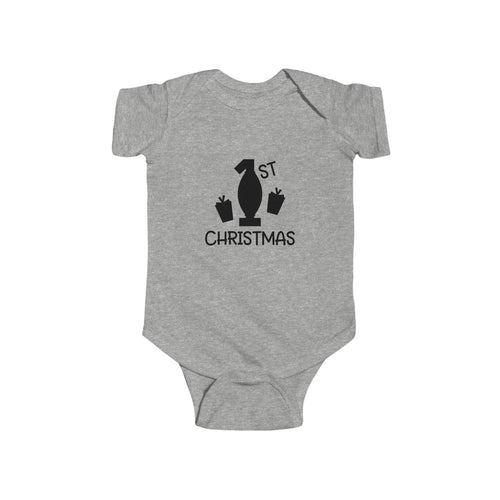 Baby's 1st Christmas Bodysuit – Penguin & Gifts Infant Onesie