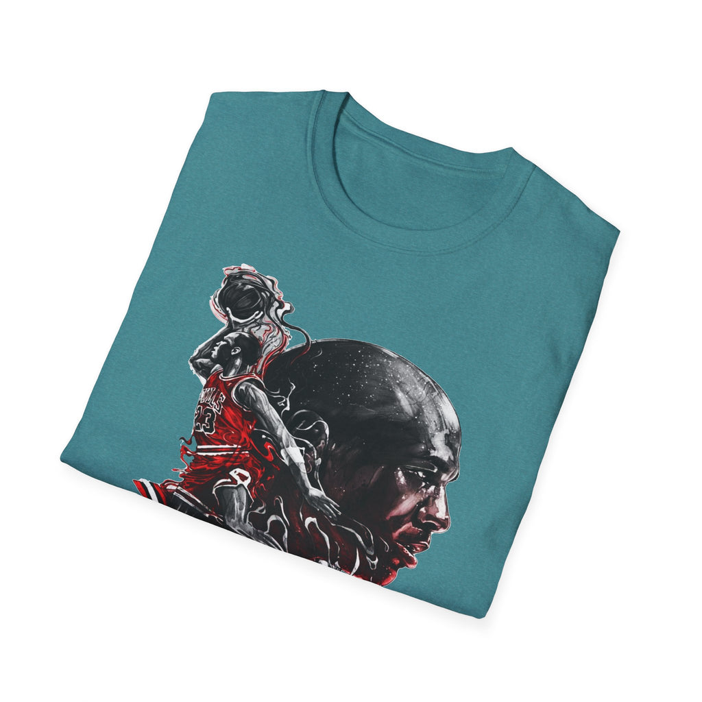 Michael Jordan Graphic T-Shirt - Sporty Style for Basketball Fans
