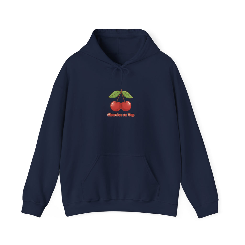 Cherry Graphic Hoodie | vintage cherry design, kawaii fruit print
