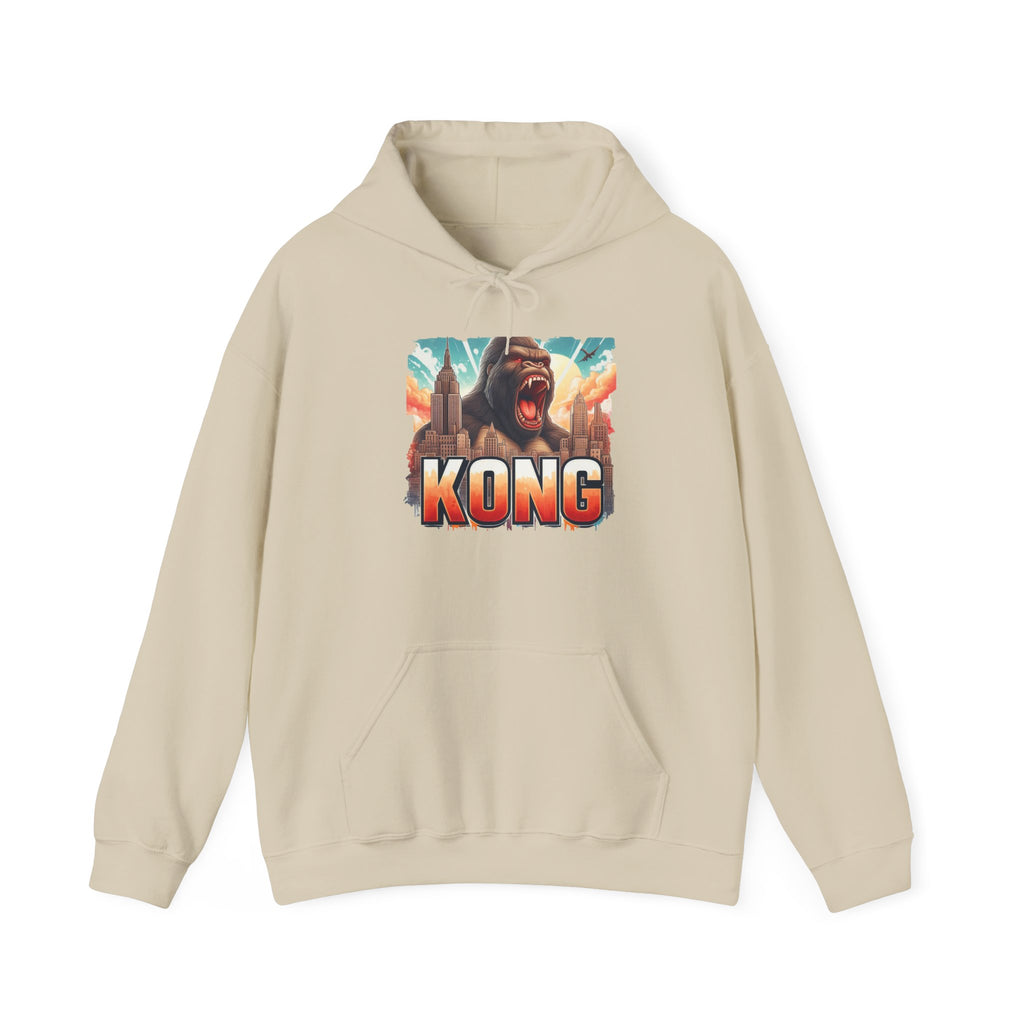 Kong Graphic Hoodie — Retro King of the City Gorilla Sweatshirt