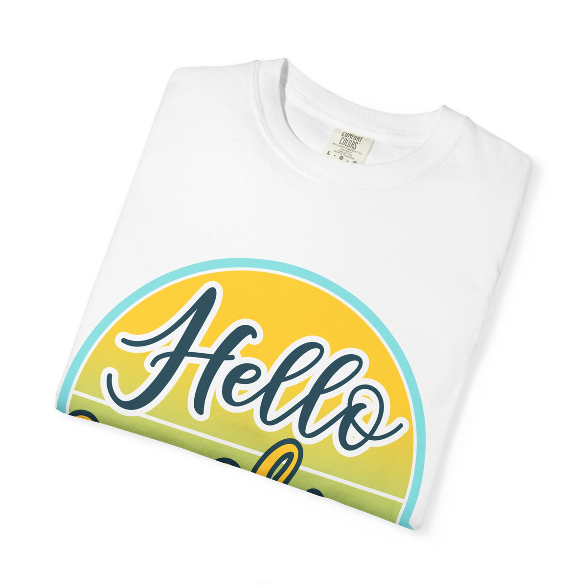 Hello Sunshine T-Shirt — Retro Sun Graphic Tee for Bright, Sunny Vibes