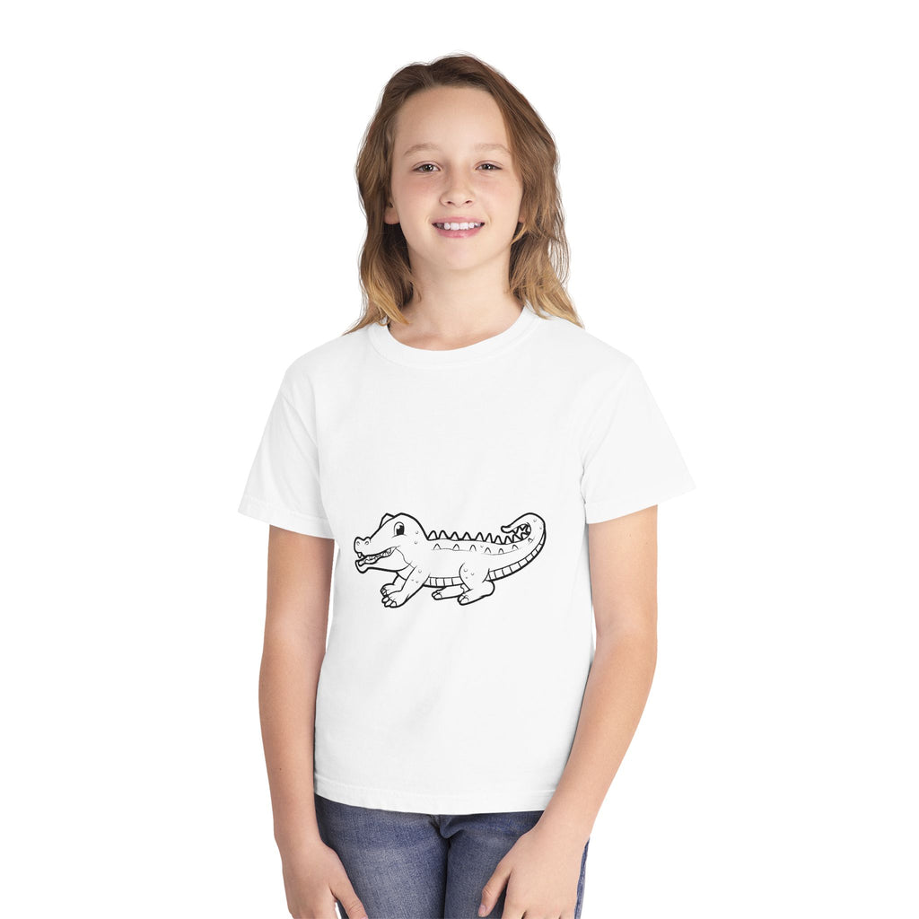 Kids Crocodile Graphic Tee — Playful Alligator Shirt for Boys & Girls