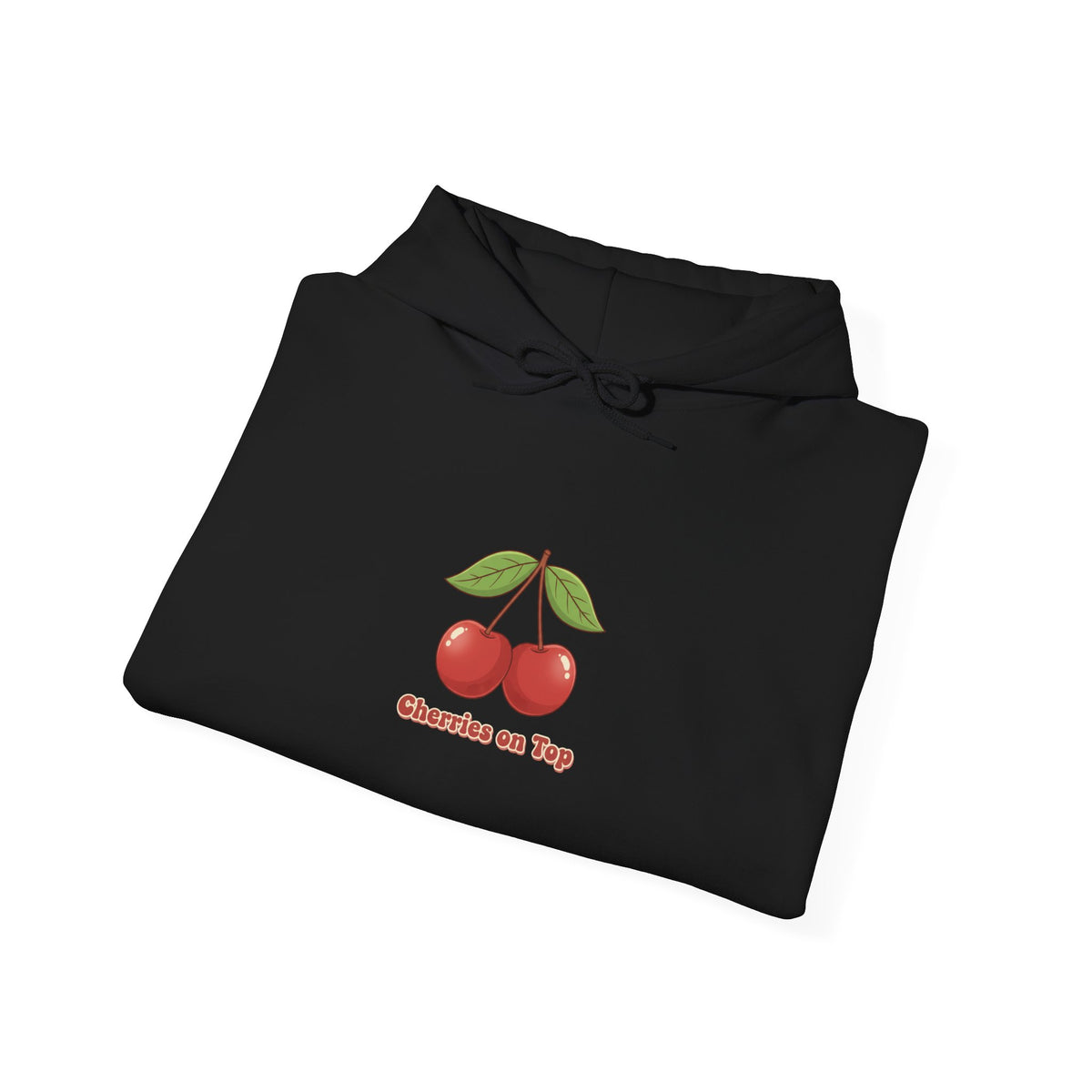 Cherry Graphic Hoodie | vintage cherry design, kawaii fruit print