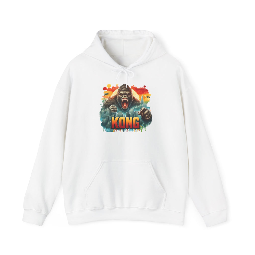 Kong Graphic Hoodie – Retro Sunset Gorilla Design