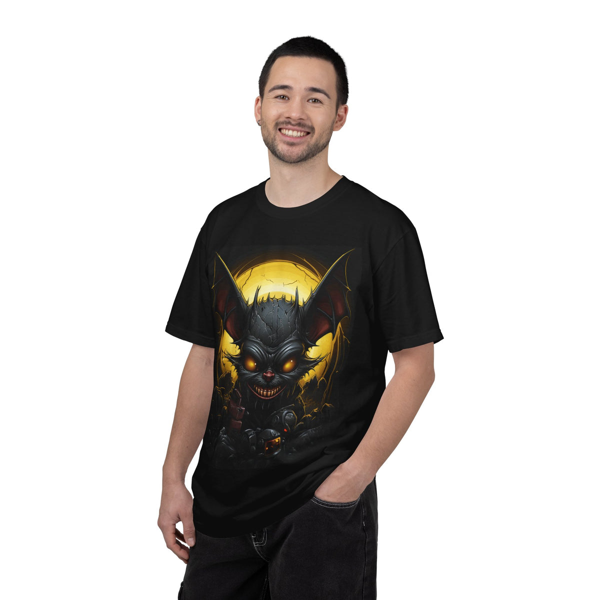 Creepy Bat Demon T-Shirt — Halloween Horror Graphic Tee