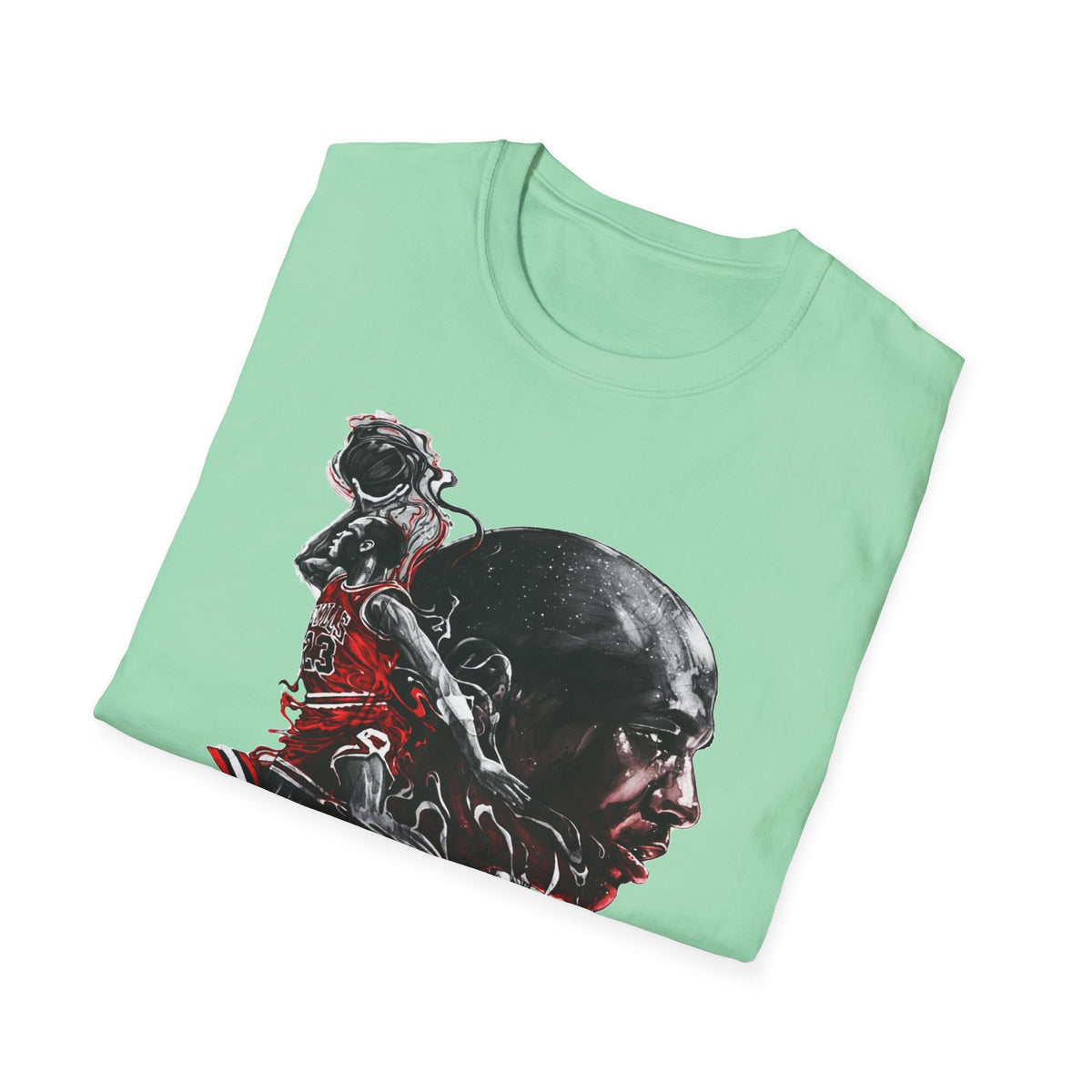 Michael Jordan Graphic T-Shirt - Sporty Style for Basketball Fans