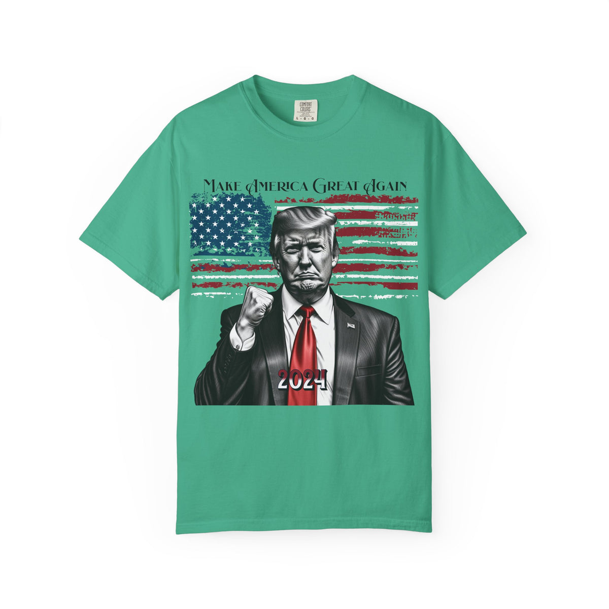 Patriotic 2024 Political Graphic T-Shirt — 'Make America Great Again' Design
