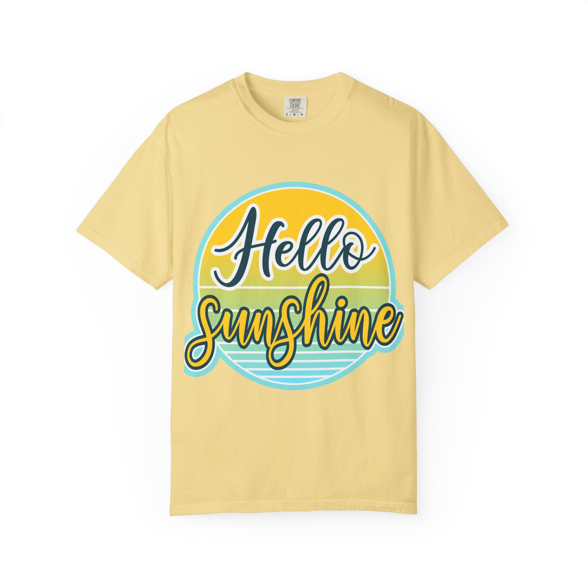 Hello Sunshine T-Shirt — Retro Sun Graphic Tee for Bright, Sunny Vibes