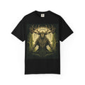 Stag God Forest T-Shirt — 'Periadius' Dark Mythic Woodland Tee