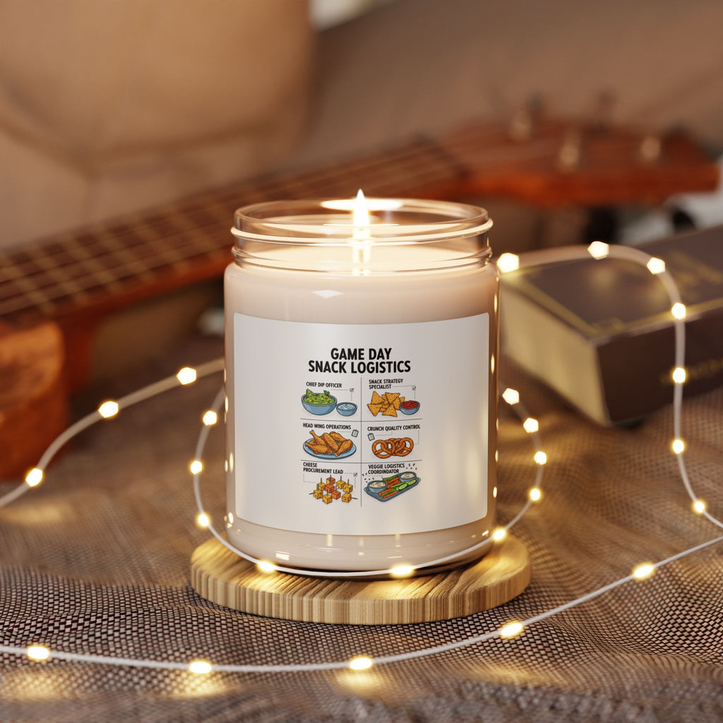 Game Day Snack Logistics Candle, Dip Strategist | Tailgate Blueprint
