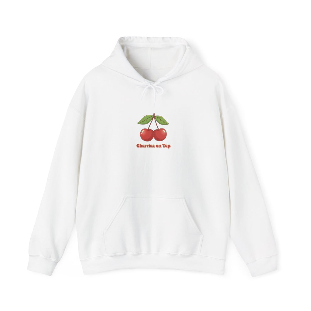 Cherry Graphic Hoodie | vintage cherry design, kawaii fruit print