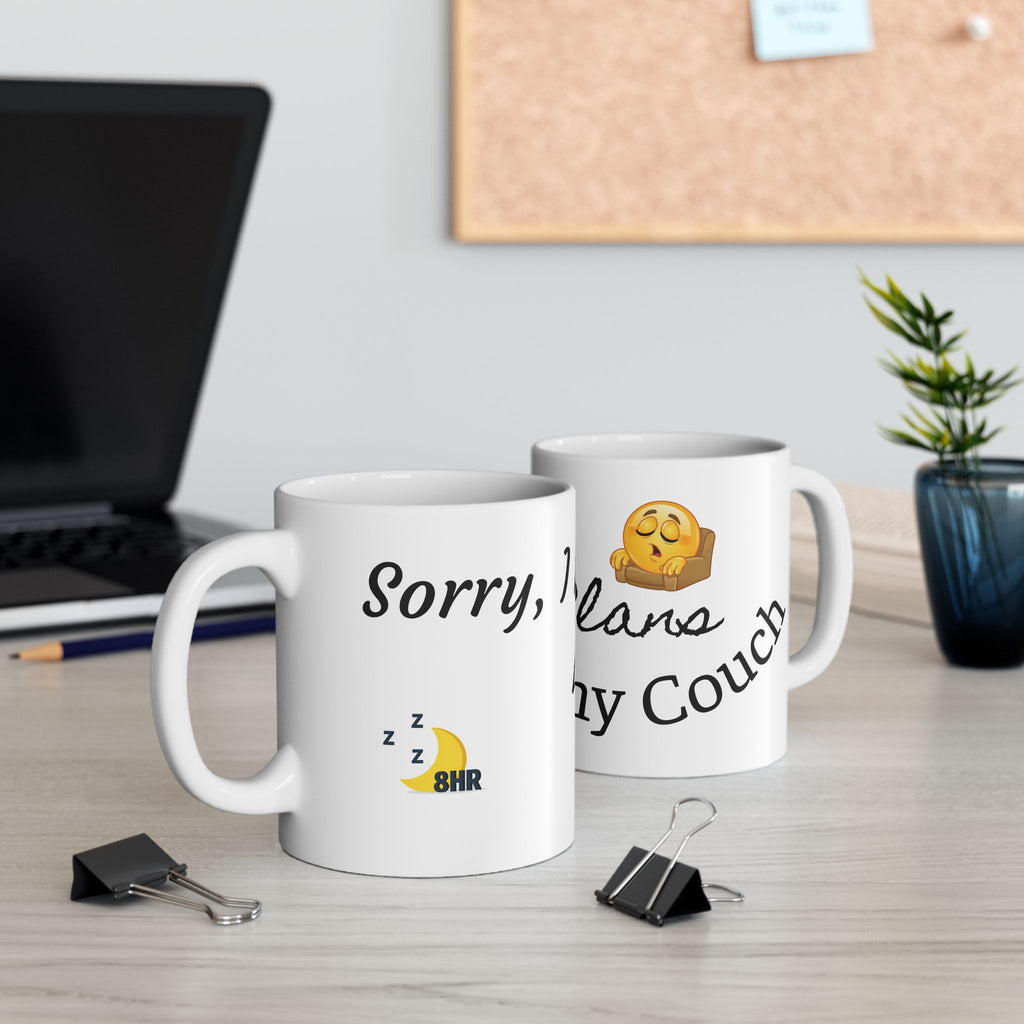 Ceramic Mug - "I Have Plans Wit My Corgi" Cute Dog Emoji Coffee Cup (11oz & 15oz)