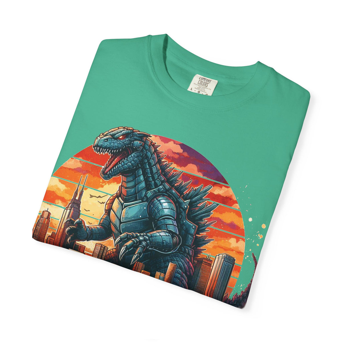Mechagodzilla Graphic T-Shirt — Retro City Kaiju Tee