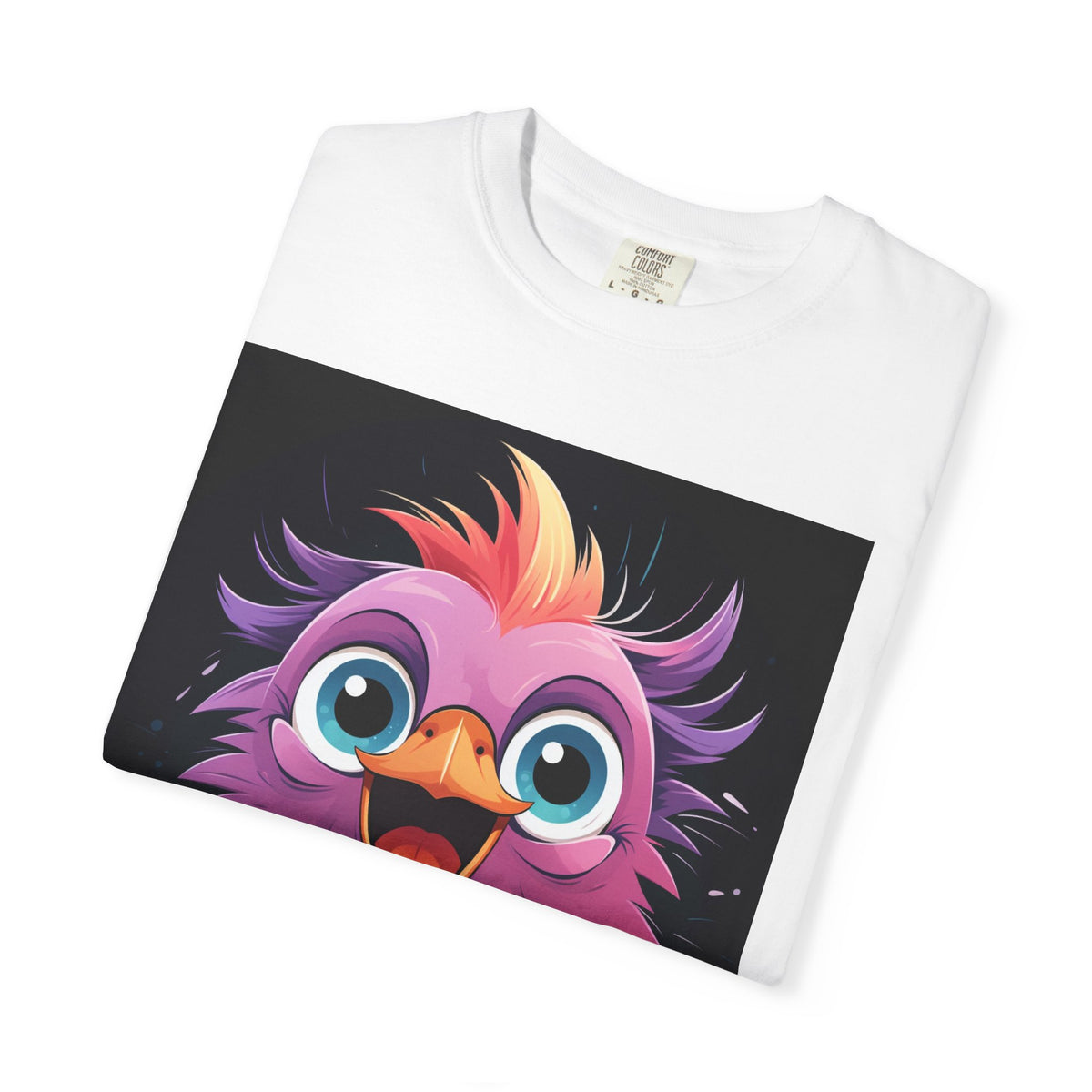 Cute Colorful Bird T-Shirt – Happy Cartoon Hatchling Tee