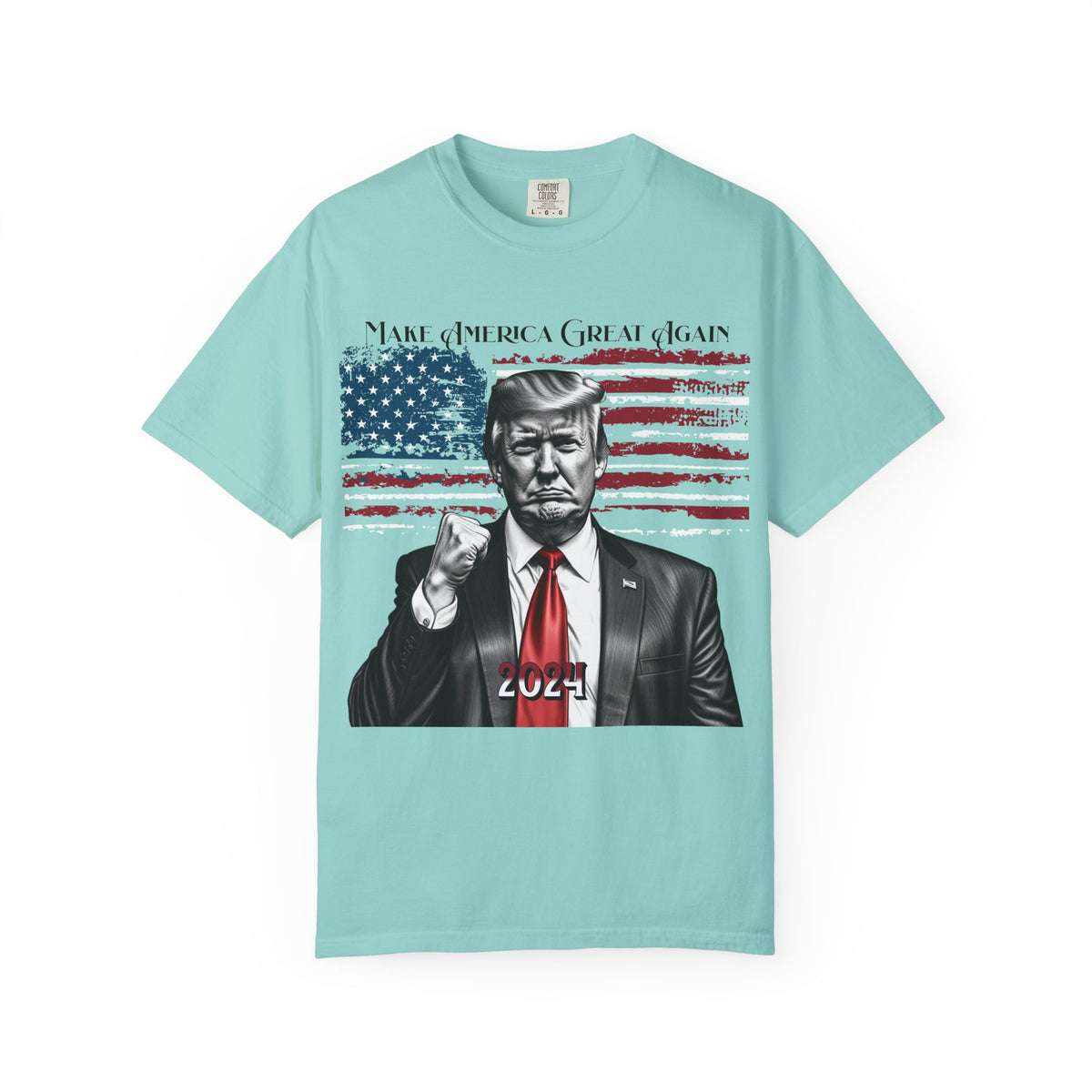 Patriotic 2024 Political Graphic T-Shirt — 'Make America Great Again' Design