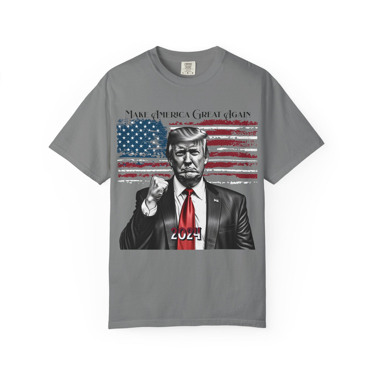 Patriotic 2024 Political Graphic T-Shirt — 'Make America Great Again' Design