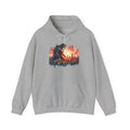 Godzilla Cityscape Hoodie – Retro Sunset Monster Graphic Pullover