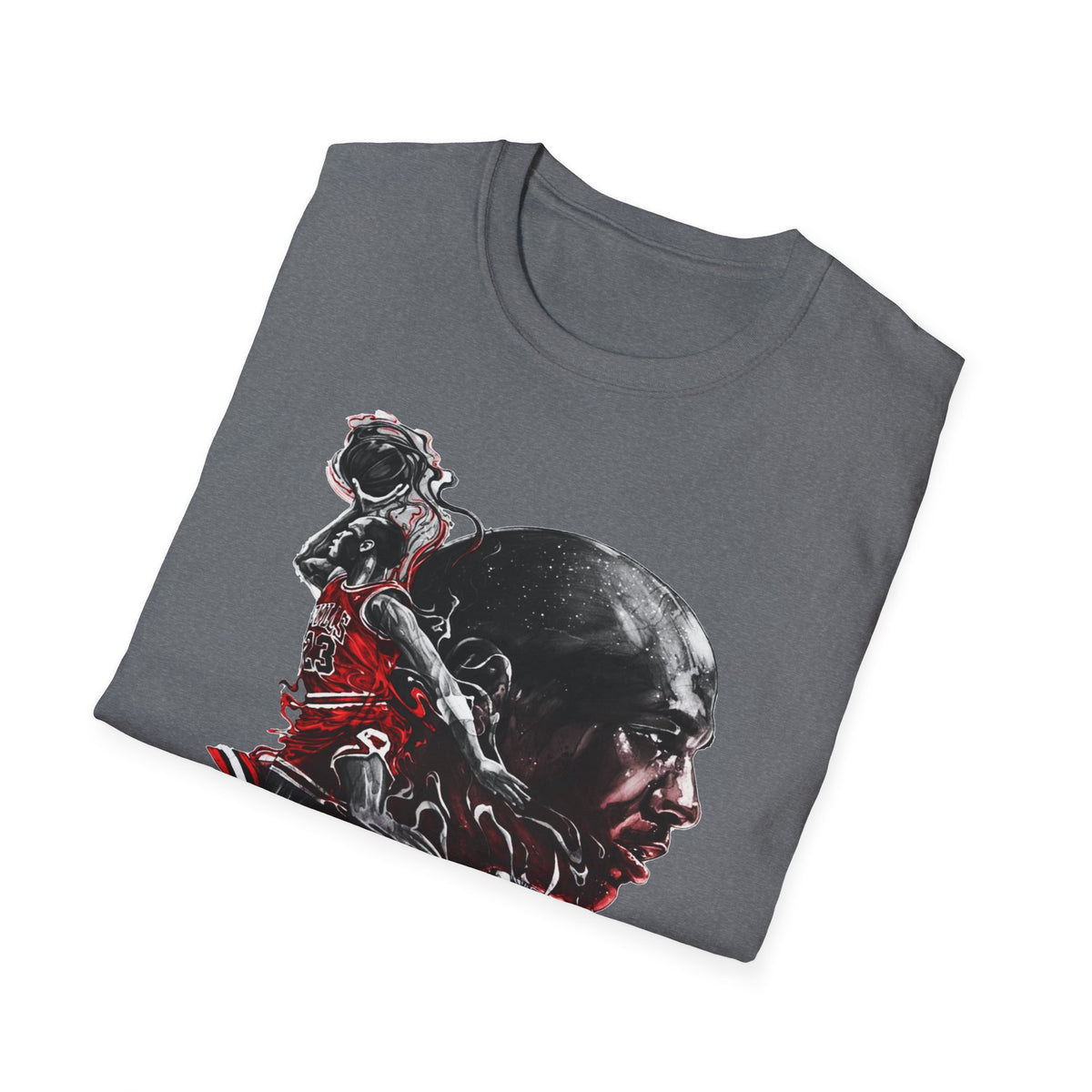 Michael Jordan Graphic T-Shirt - Sporty Style for Basketball Fans