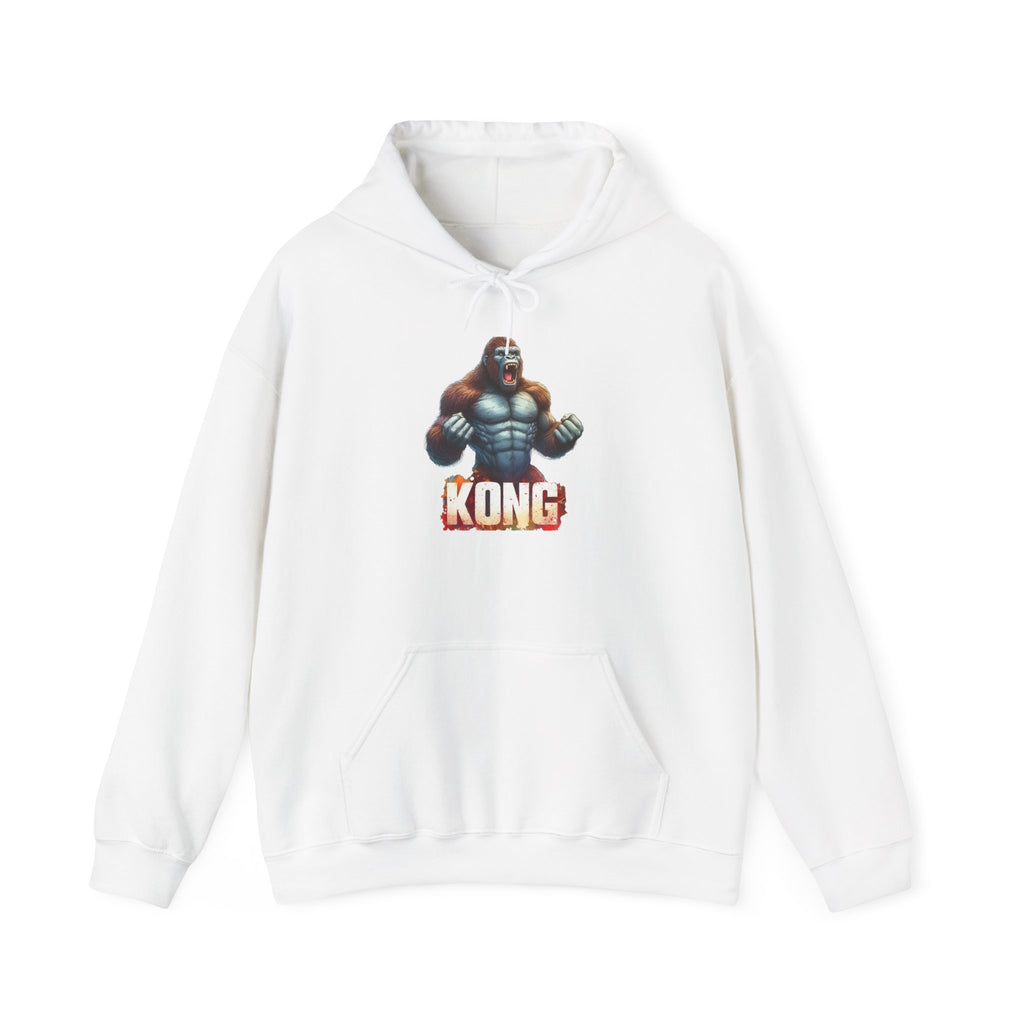 Kong Graphic Hoodie - Retro Video Game Ape Logo Pullover