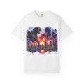 Godzilla vs Kong Skyline Battle T-Shirt | City Sunset Monster Clash