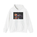 Colorful Sports Car Hoodie — Neon Racing Art Pullover
