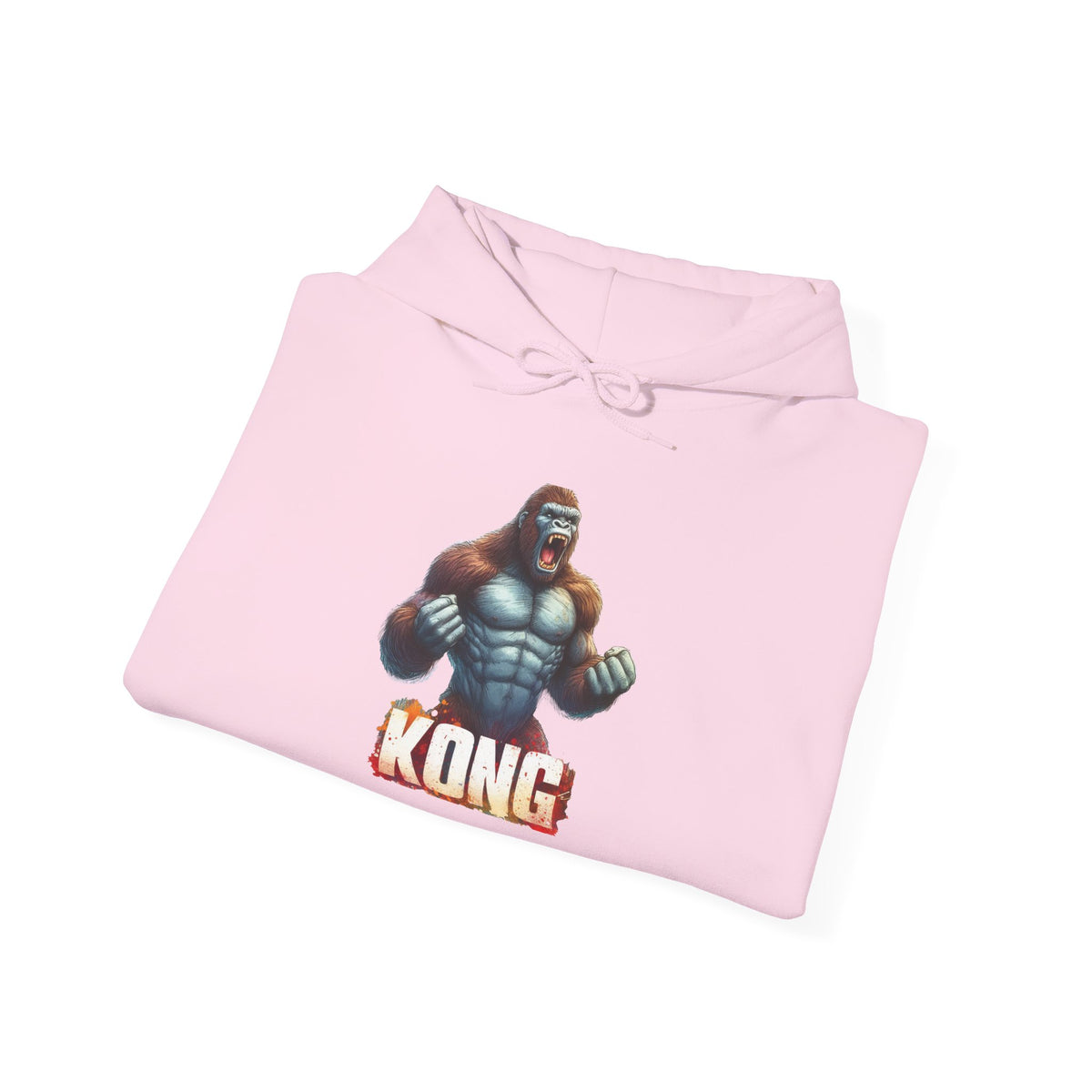 Kong Graphic Hoodie - Retro Video Game Ape Logo Pullover