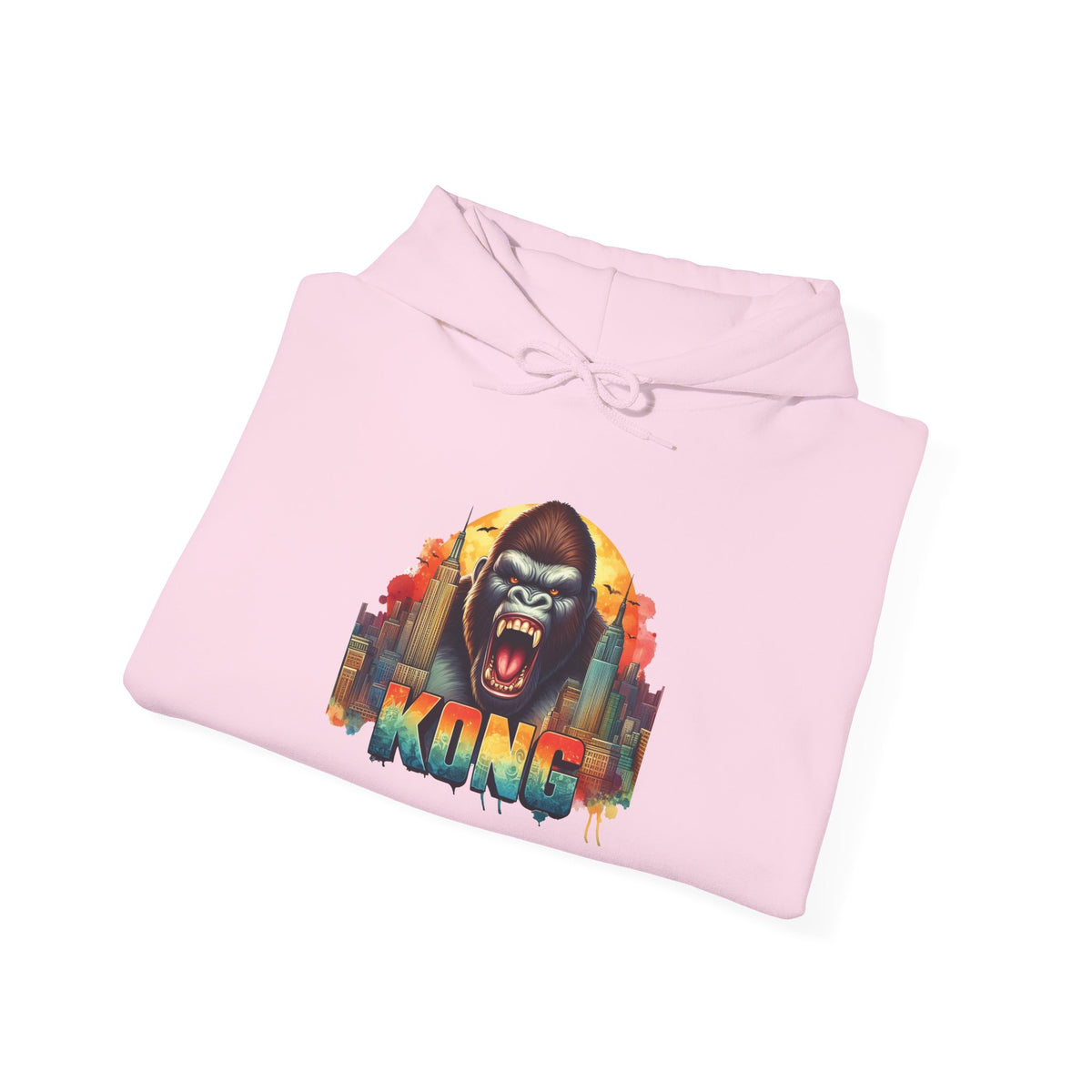 King Gorilla Hoodie — Vintage Jungle Ape Graphic Pullover