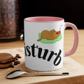 Accent Mug — "Do Not Disturb" Pink Interior Coffee Tea Cup