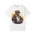 Bear Don Corleone Graphic T-Shirt — Retro Mafia Bear Illustration