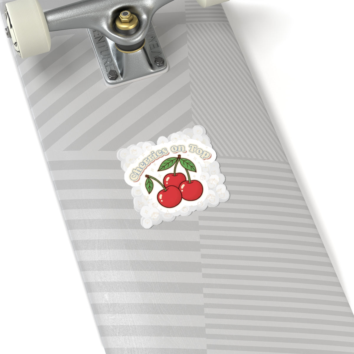 Cherries on Top Sticker | Vintage Kawaii Cherry Fruit Motif