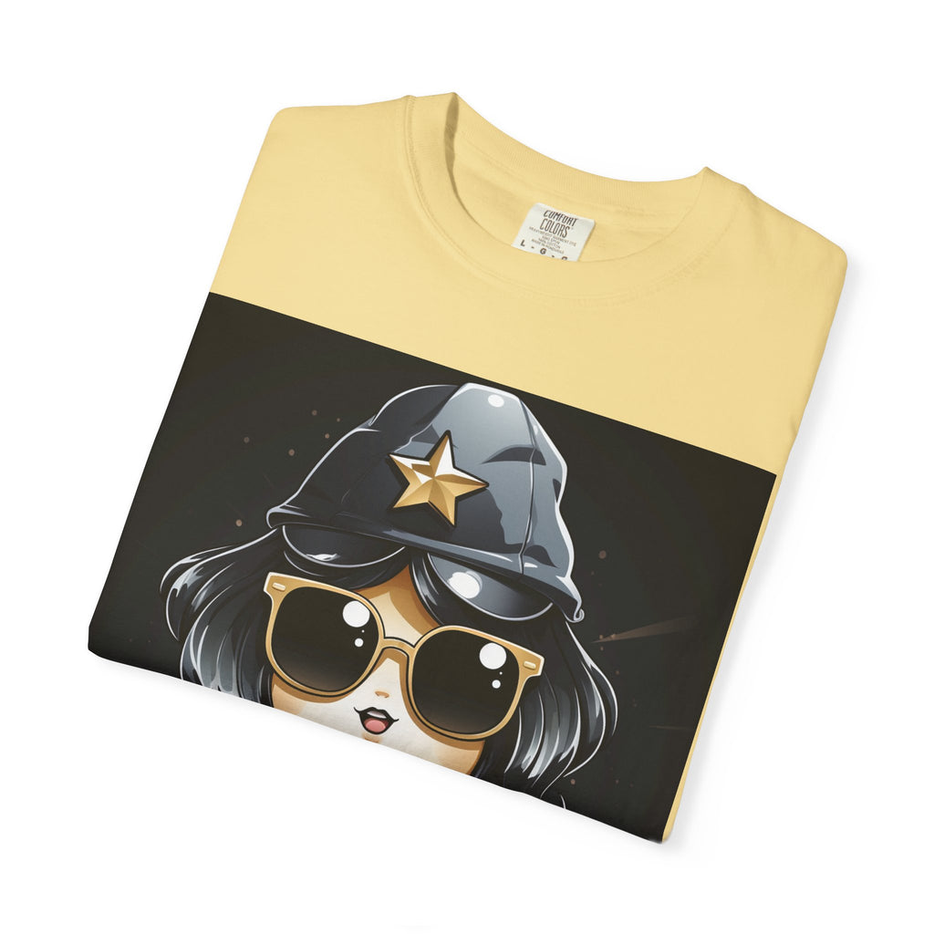 Police Pup T-Shirt — Cute Kawaii Cop Dog in Sunglasses Graphic Tee